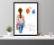 Fearless Girl Feminist Wall Art - Empowering Fashion Decor Gift for Boss Ladies